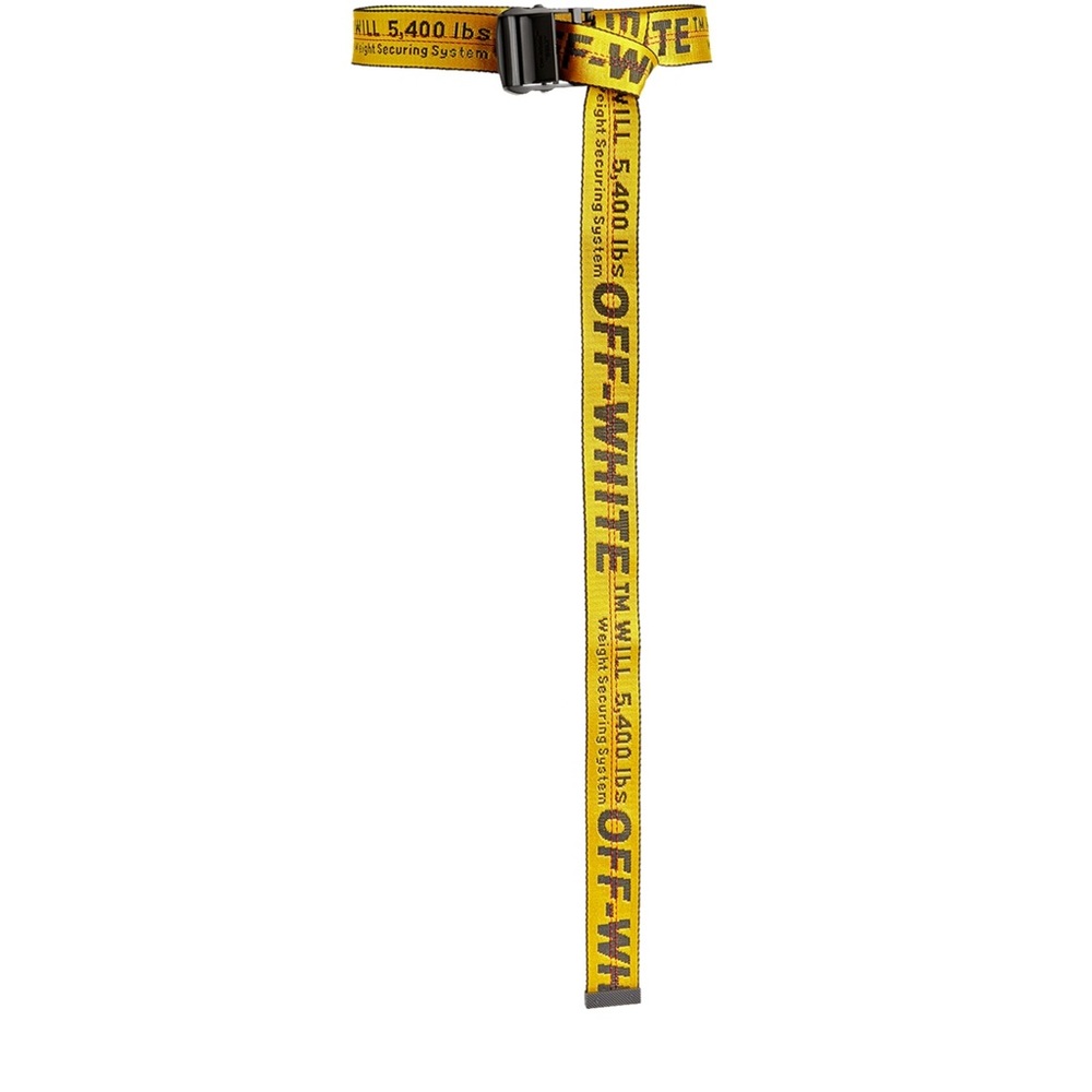 Off white industrial belt